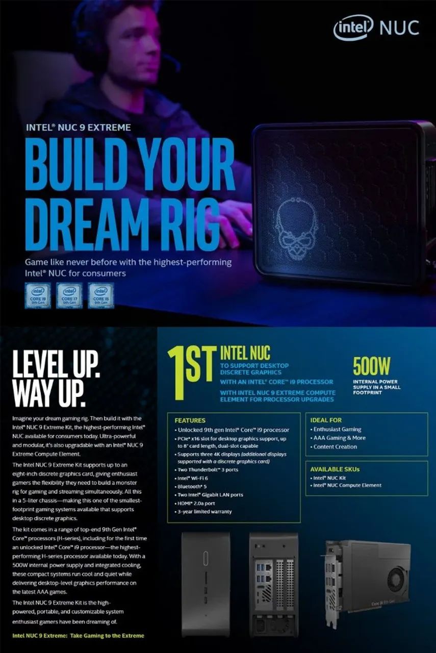 Intel nuc extreme i9 64gb ram 2tb rtx3060ti  - Foto 5
