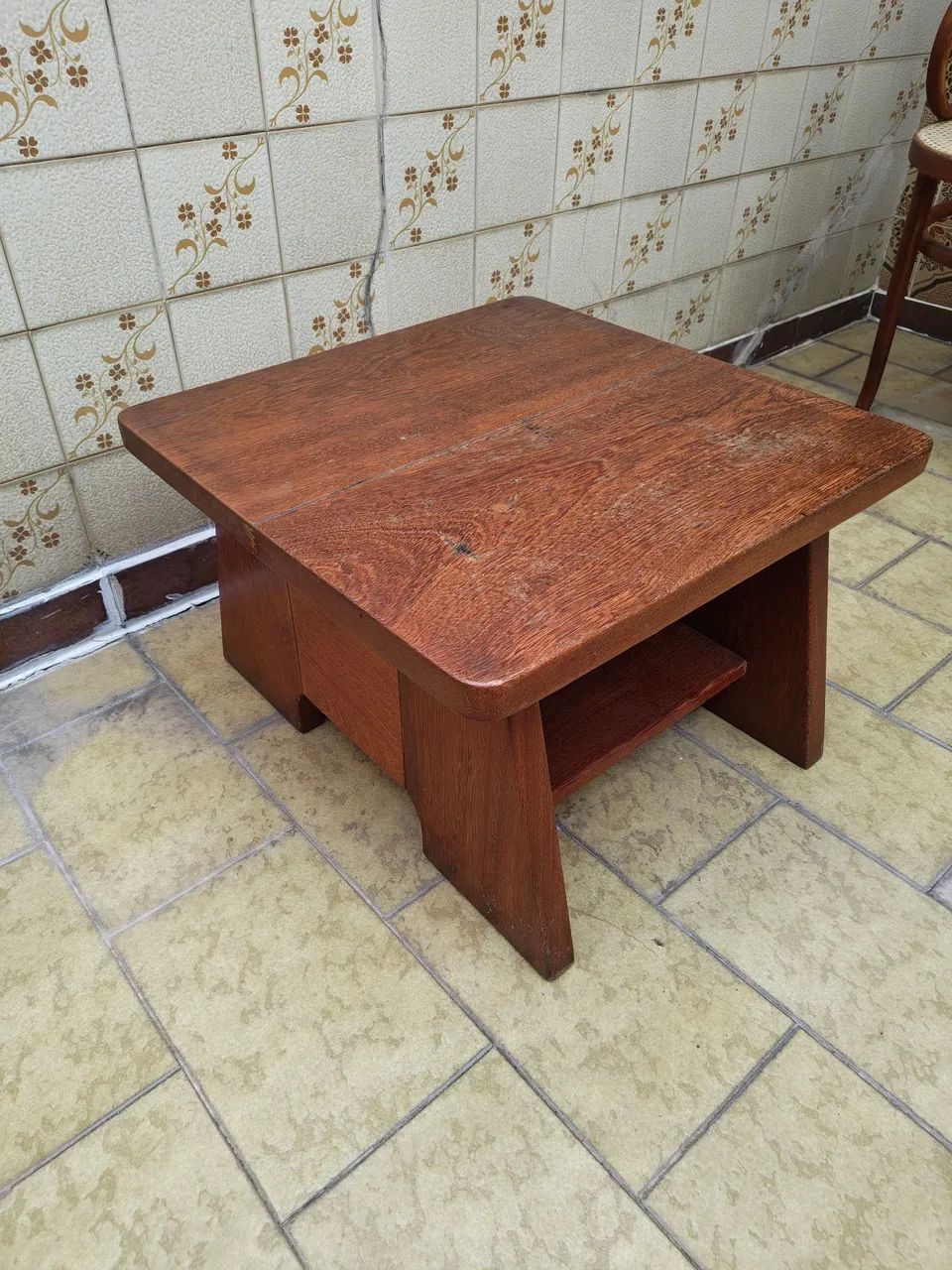 Mesa de centro design em madeira obre maciça  - Foto 3