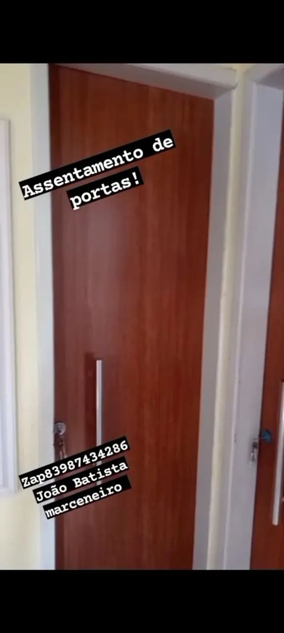 ASSENTAMENTO DE PORTAS E JANELAS E INSTALAÇÃO DE FECHADURAS ELETRÔNICAS! - Foto 2