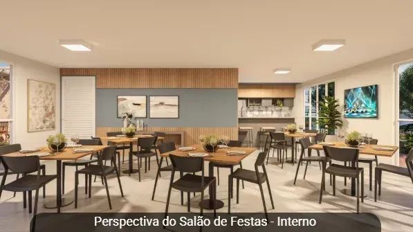 LANÇAMENTO - Apartamento com 2 Quartos e Lazer Completo no Centro do Eusébio - CE - BRASIL - Foto 4