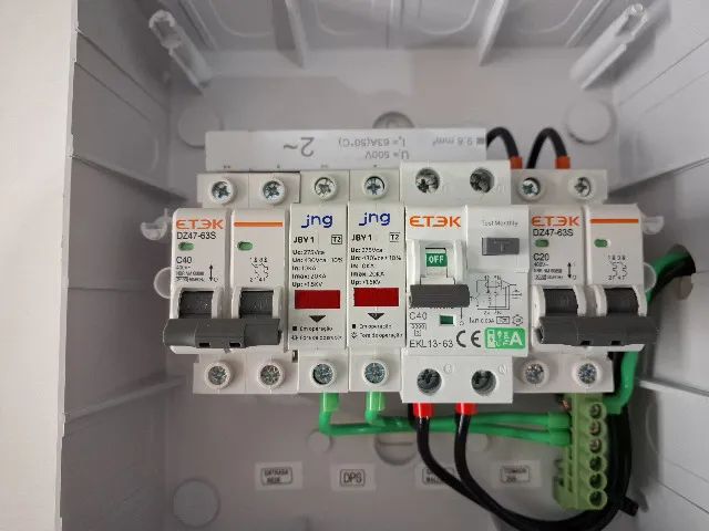 Quadro de proteção para wallbox 220v 7,5kw - Foto 4