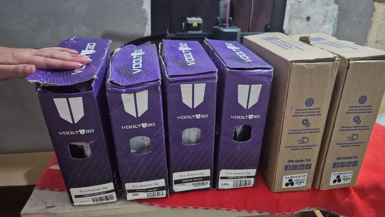 6 Filamentos PLA