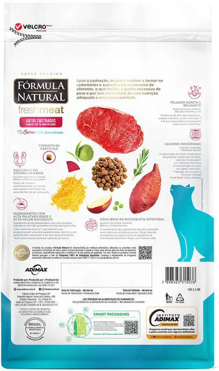 Kit Ração para gato castrado - 10un - Foto 2