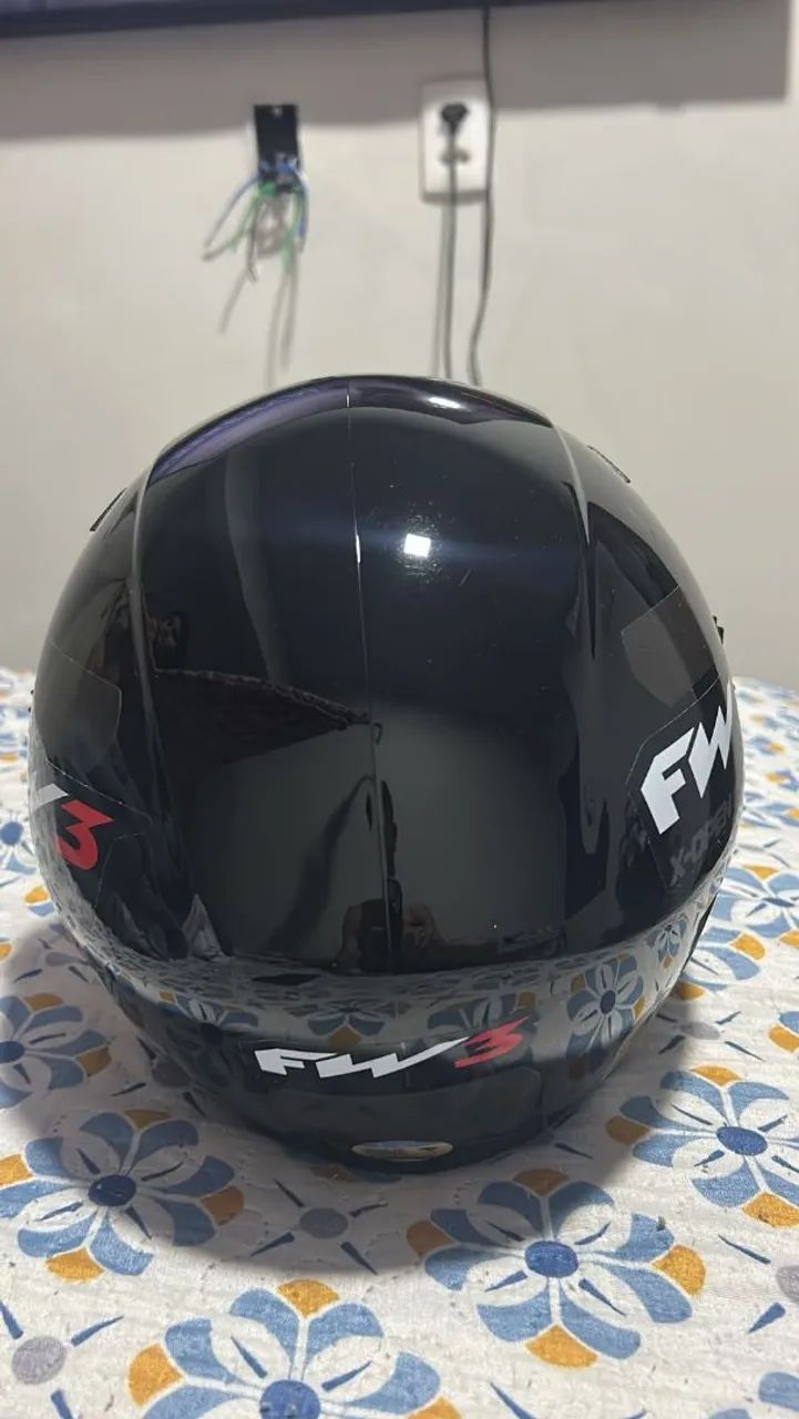 Capacete fw3 aberto  - Foto 2