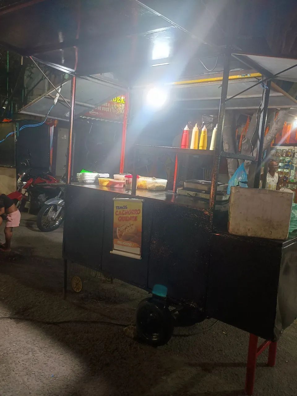 Carrinhos para e trailer de lanches 