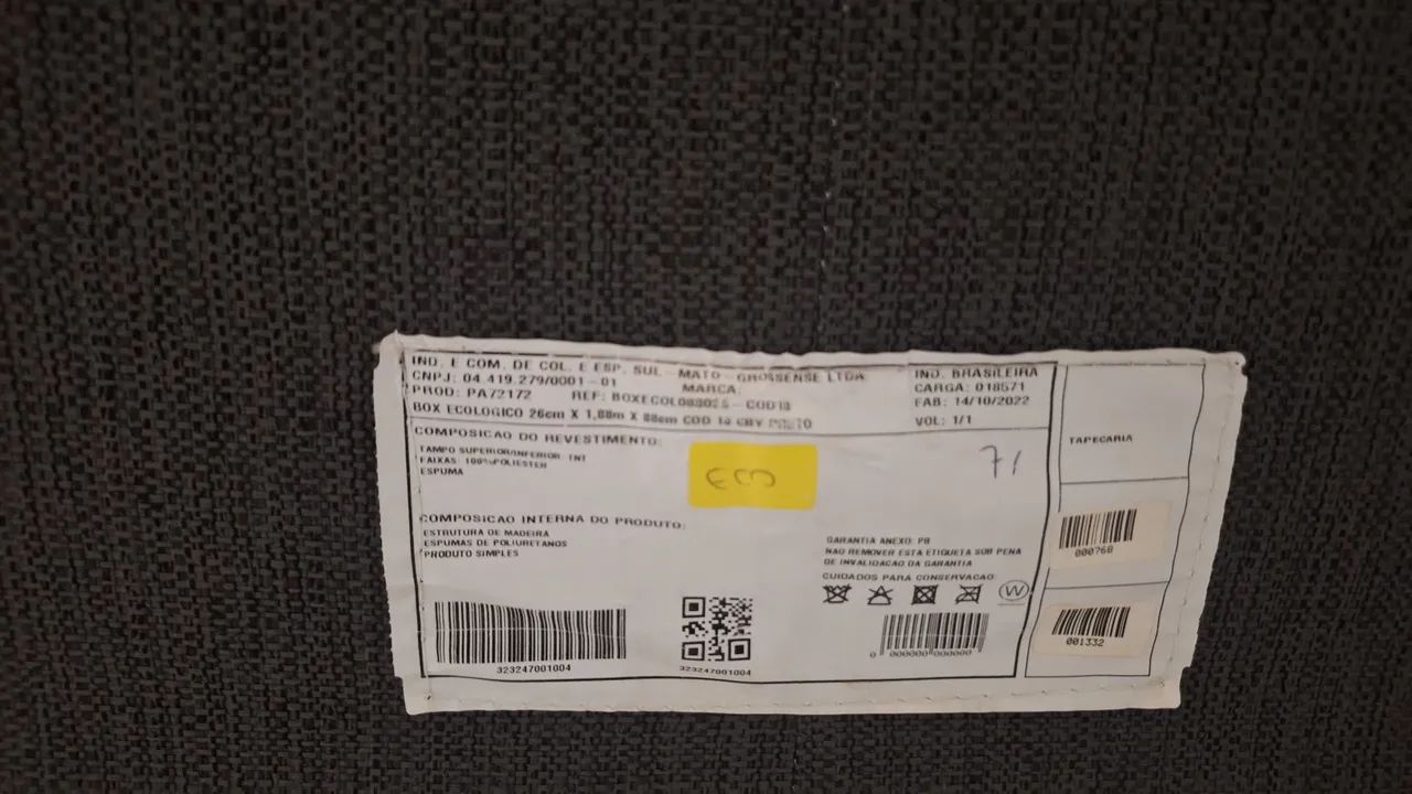 Cama solteiro + colchão mola ensacada - Foto 4