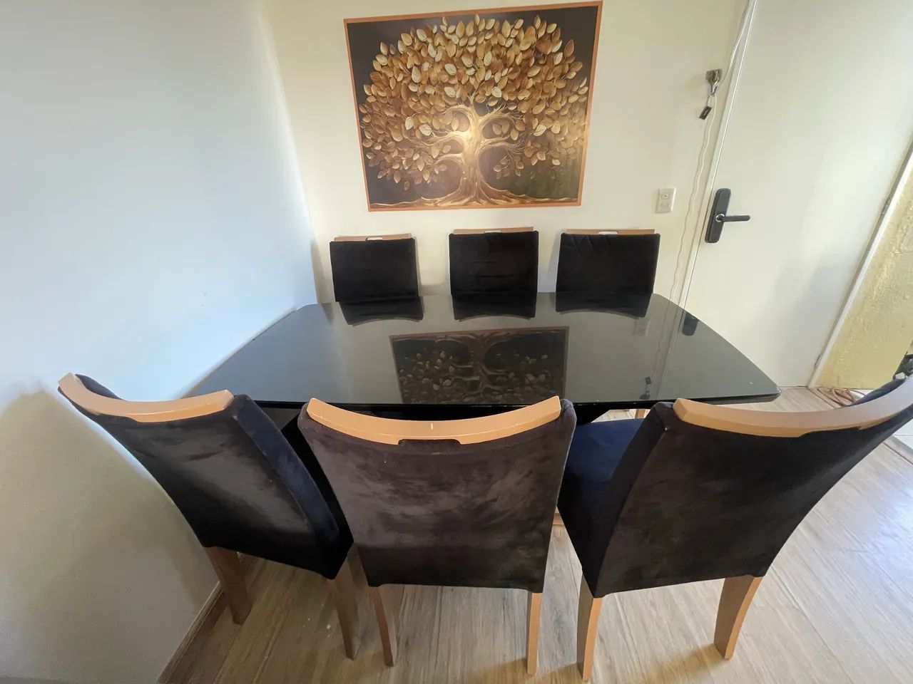 MESA DE JANTAR + 6 CADEIRAS | LINDÍSSIMA E CONSERVADA - Foto 3