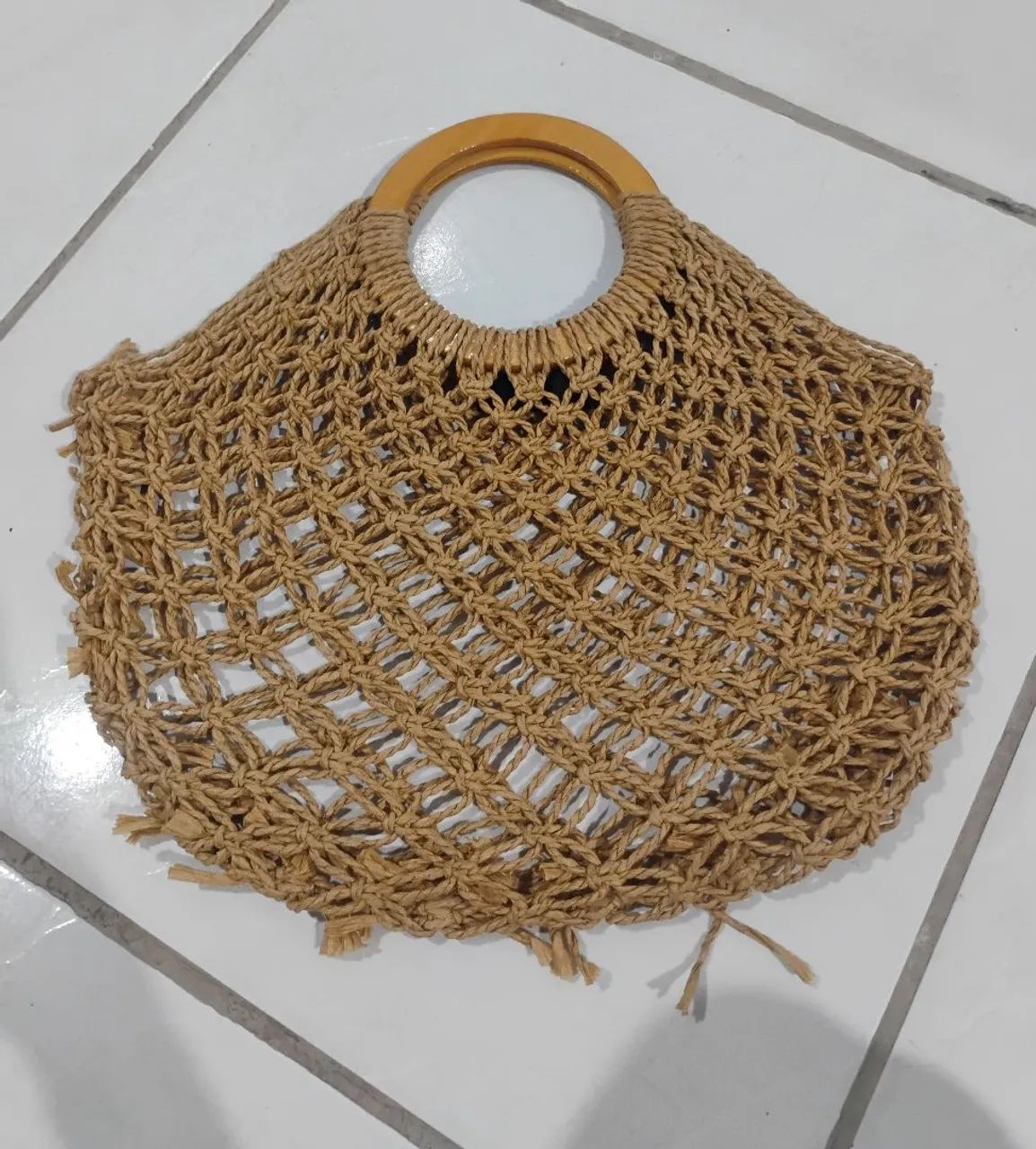 EXCELENTE BOLSA DE PRAIA / PALHA