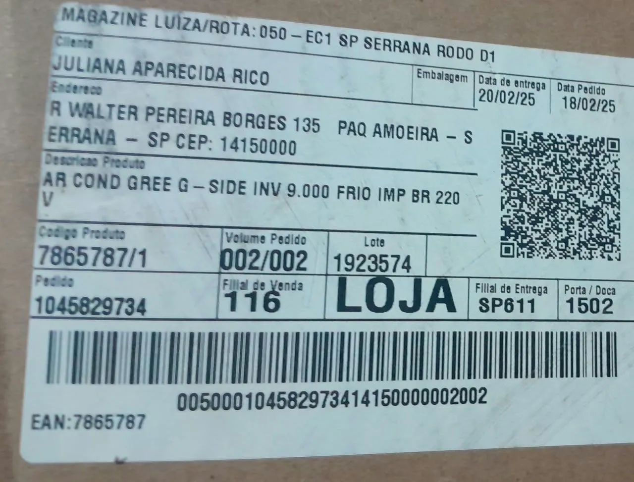 Ar condicionado 
