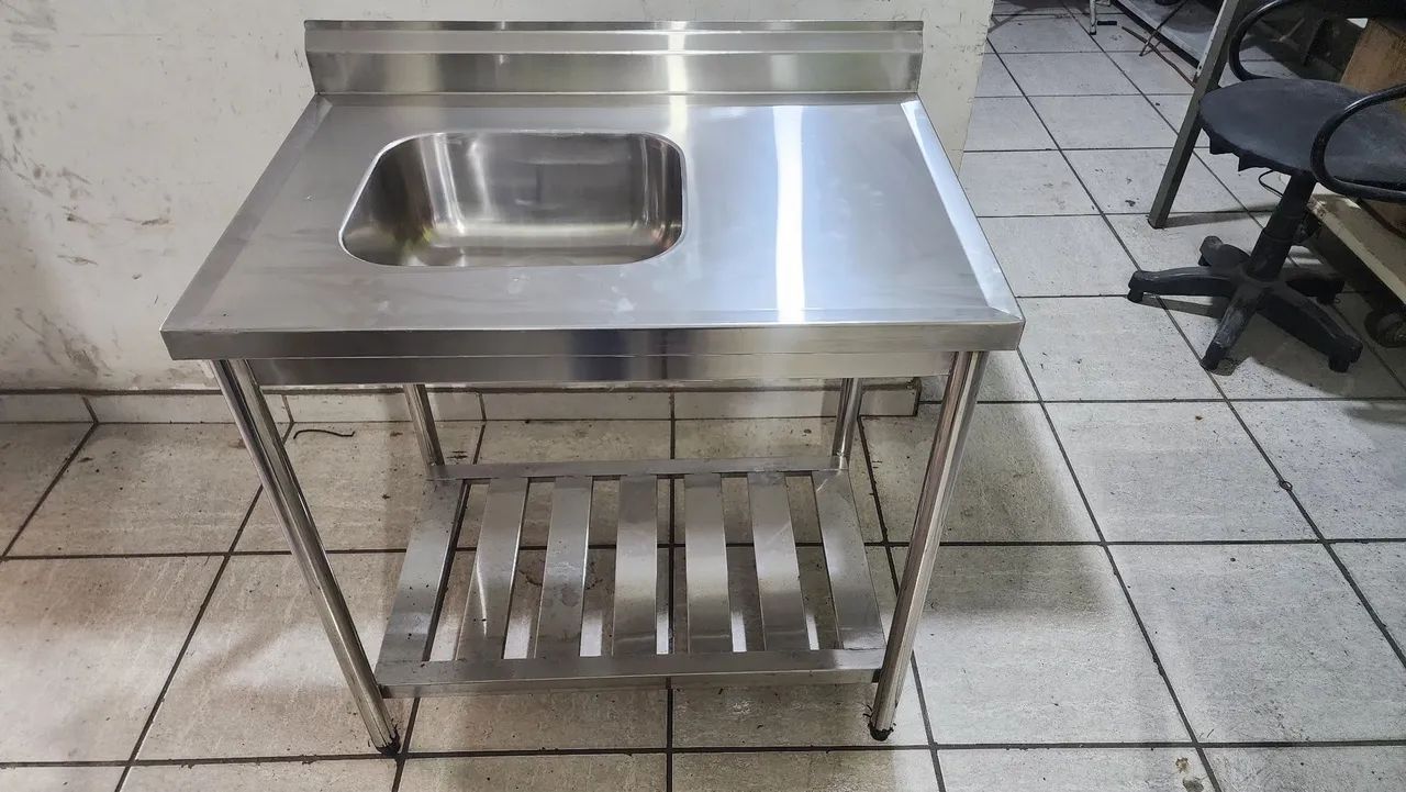 Bancada inox com cuba pronta entrega - Foto 3