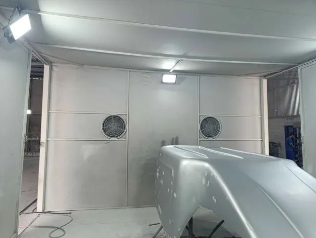 Cabine de pintura profissional completa 30m2 - Foto 4