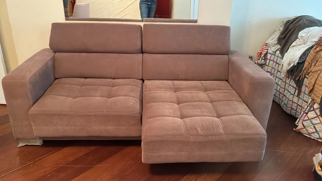Sofá Jacaúna Retrátil - 2,30 m - 2 módulos - Foto 3