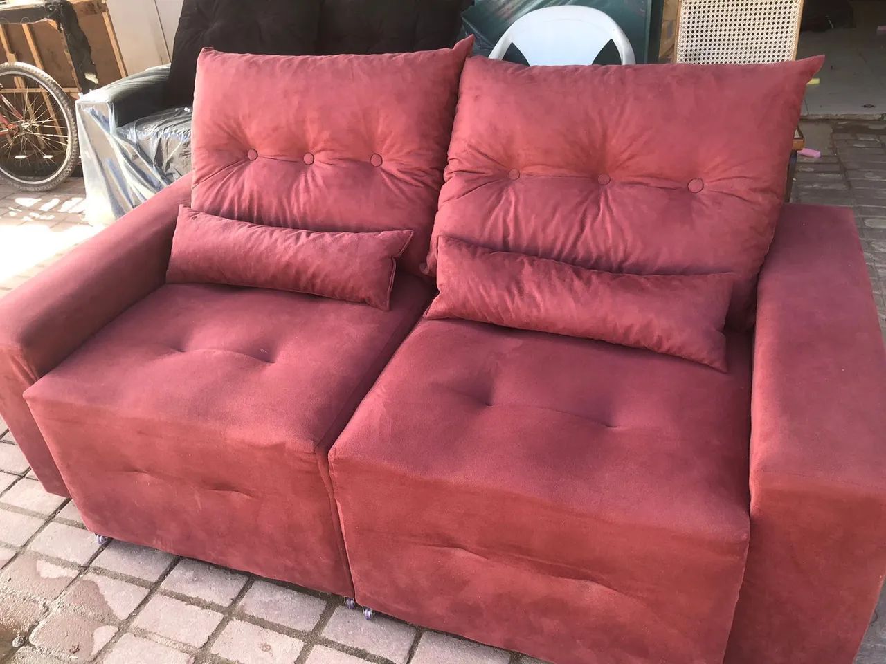 Sofa retrátil apartir 600.00 a vista  - Foto 4
