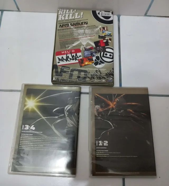 Box Afro Samurai 4 Discos - Capas e Estojos para Coleção - Foto 3