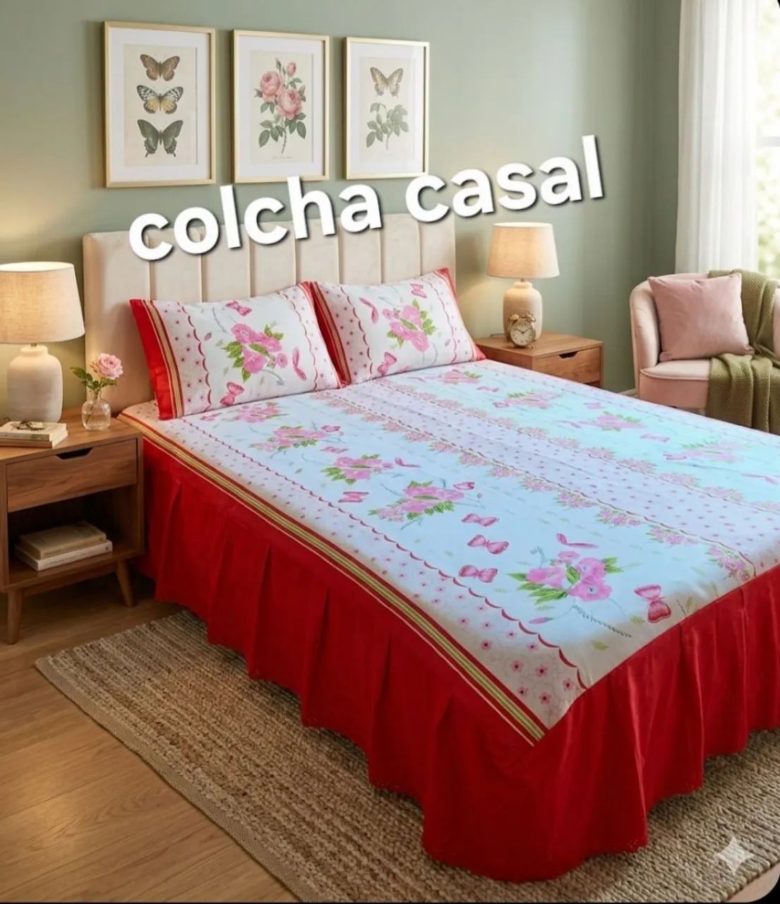  Colcha com fronhas 
