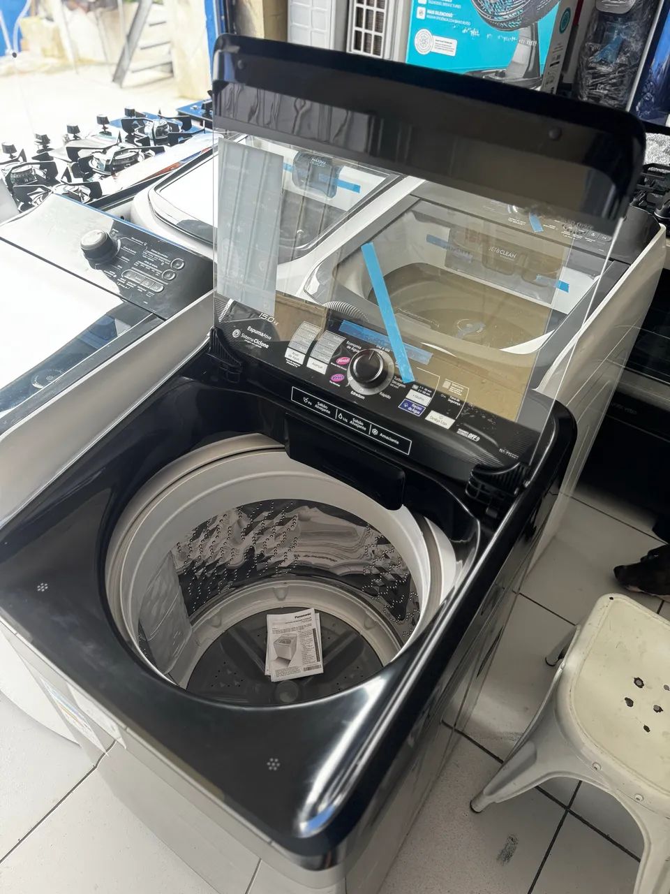 Lavadora de roupa Panasonic 15kg Frost Free 127v nova com garantia de fábrica  - Foto 6