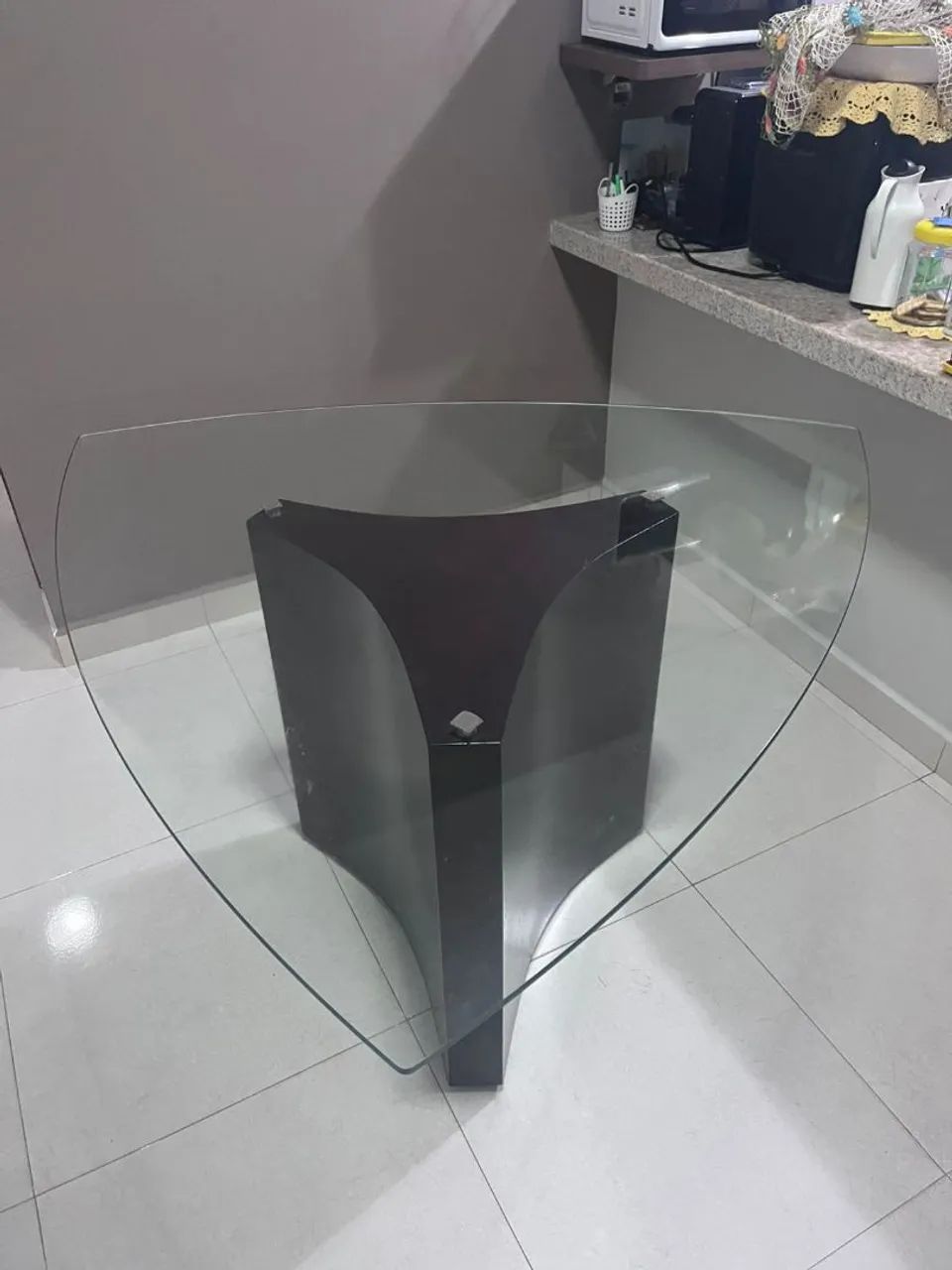Mesa de Jantar Triangular 6 Lugares 
