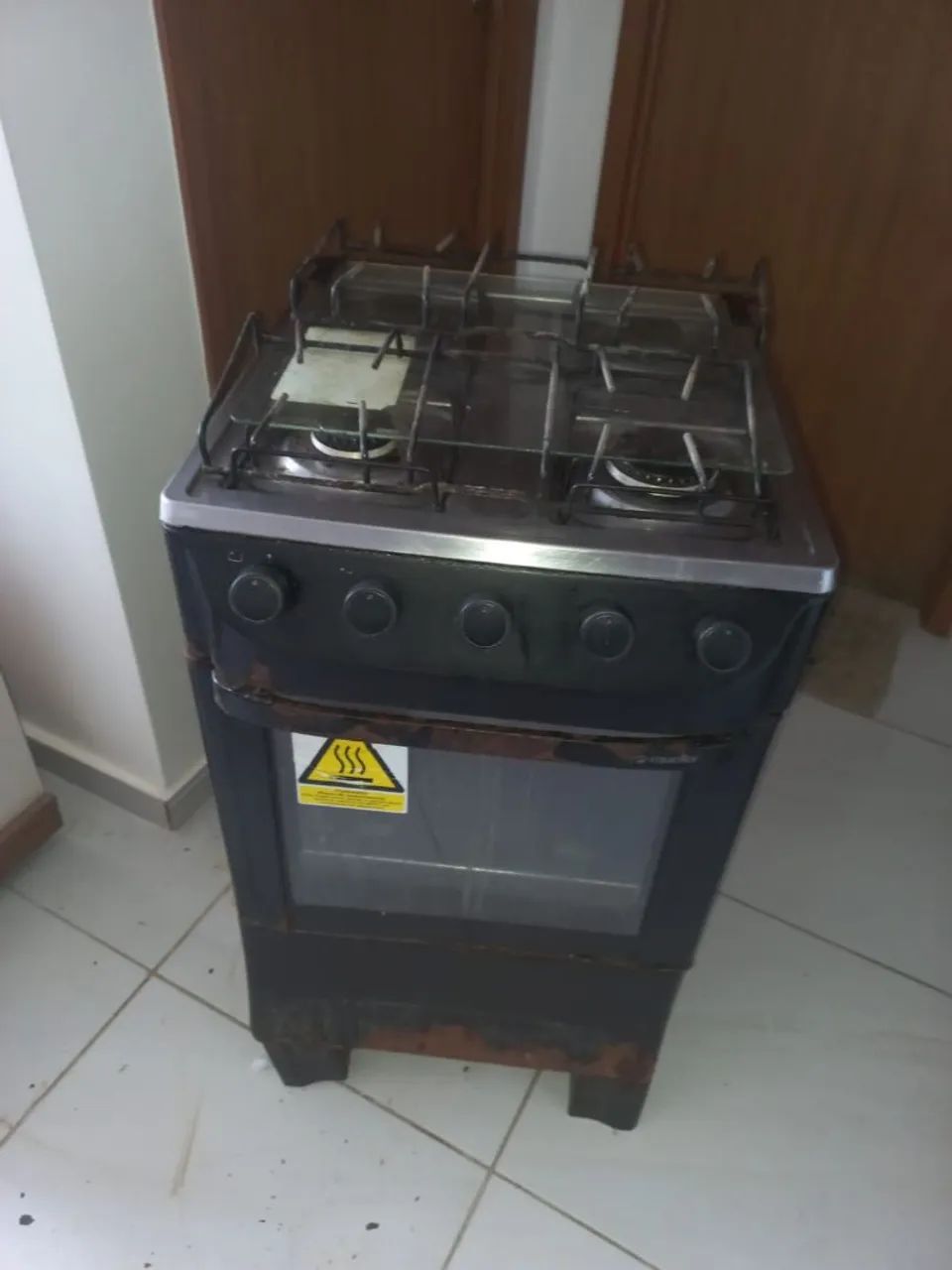 Fogão 4 bocas Usado - Funcionando
