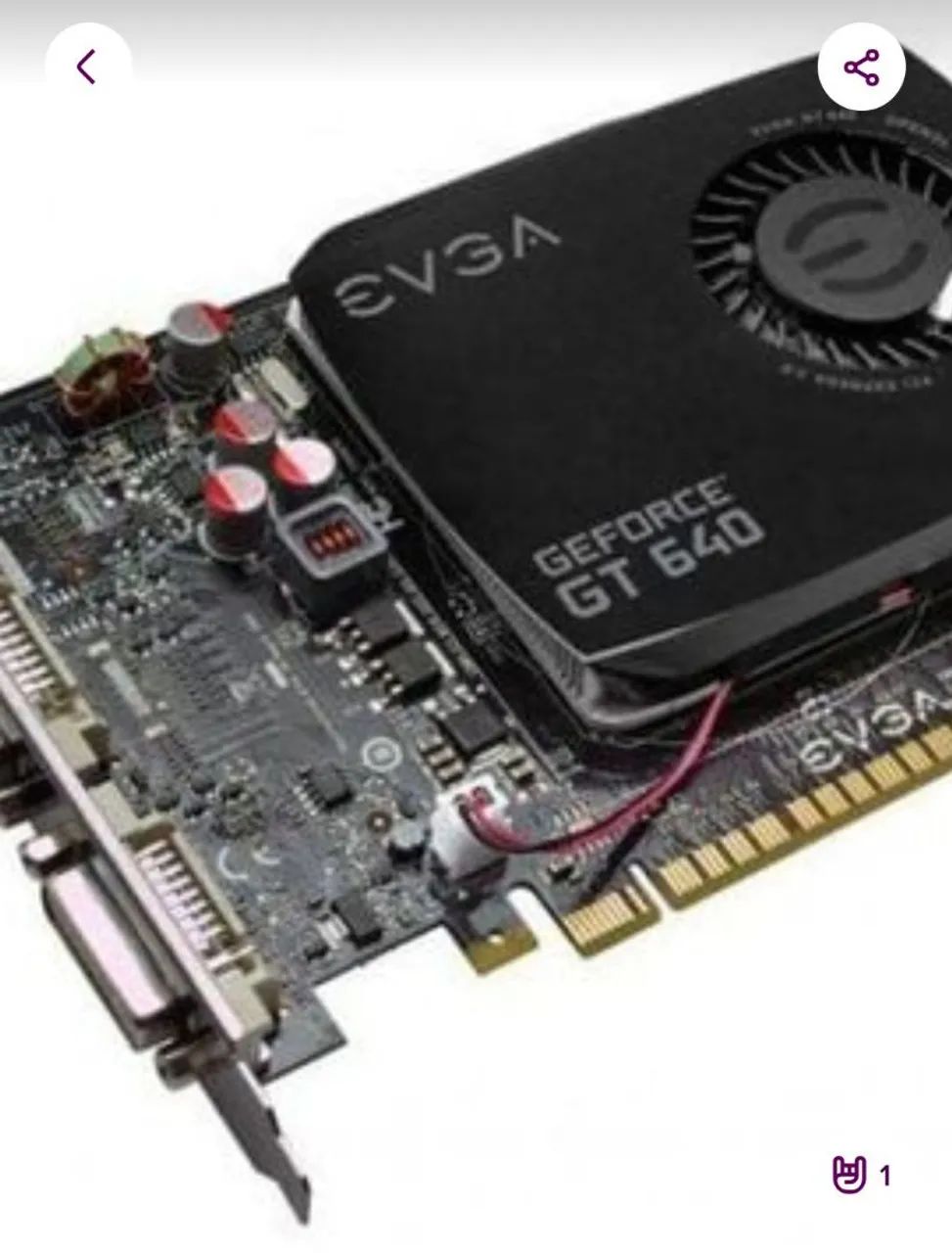 Placa de vídeo GT 640 EVGA - Foto 2
