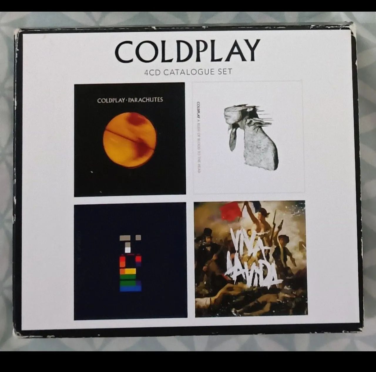 COLDPLAY - Catalogue Set - Box Com 4Cds -Ed. U K e Europa 2012.(Original/Usado)