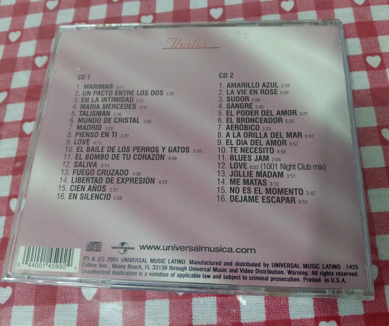 Cd duplo Thalia Série- 32 (Raro) - Foto 2