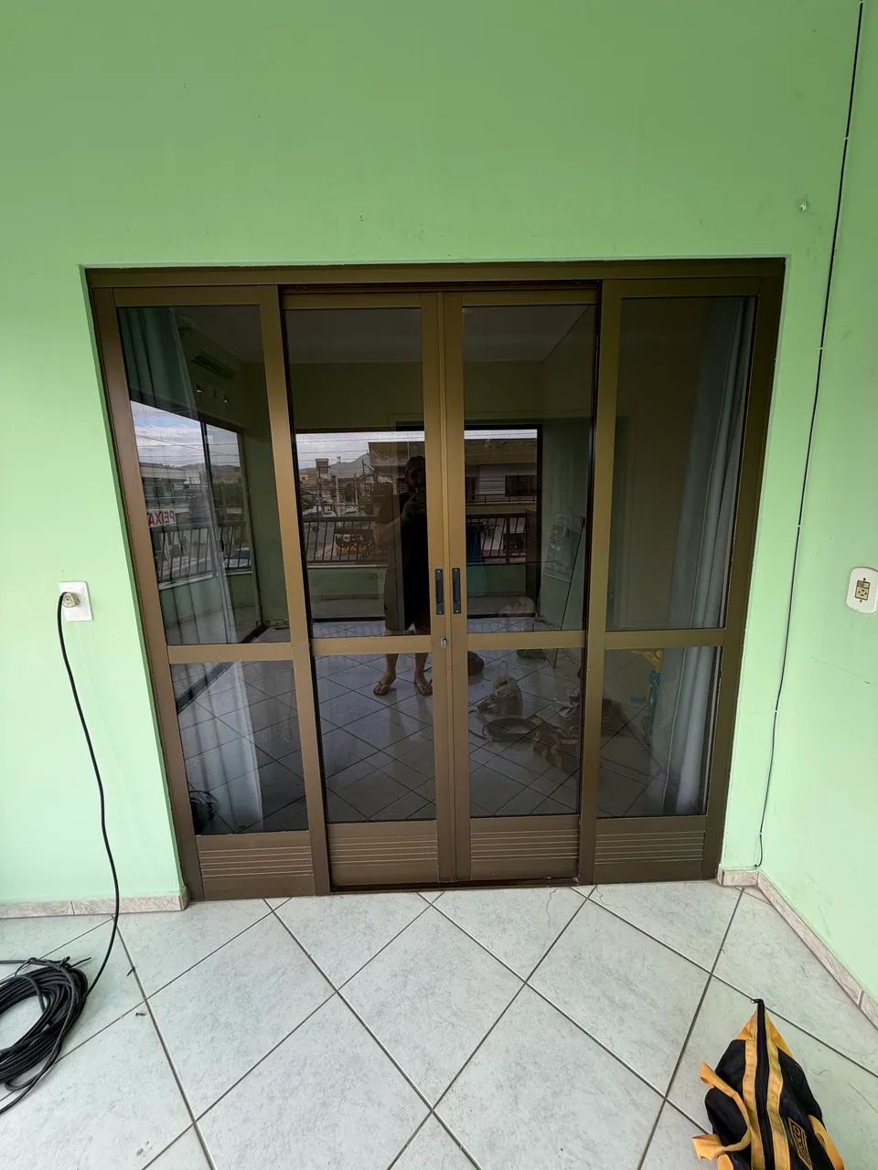 Porta vidro correr 