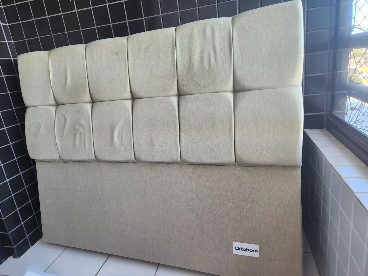 Cabeceira de cama de casal ortobom - Foto 2