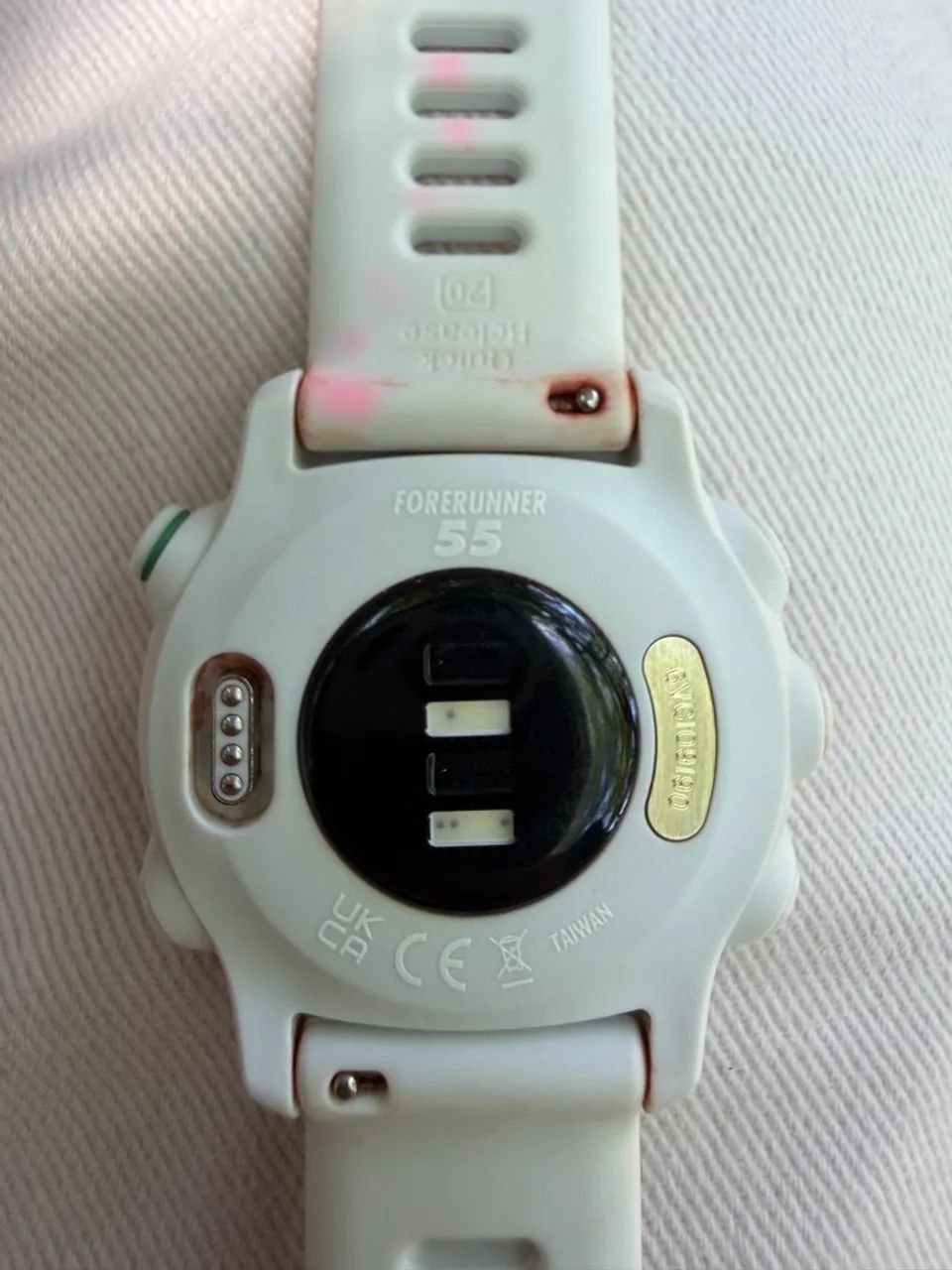 Garmin Forerunner 55 Branco - Pouquíssimo Uso - Foto 4
