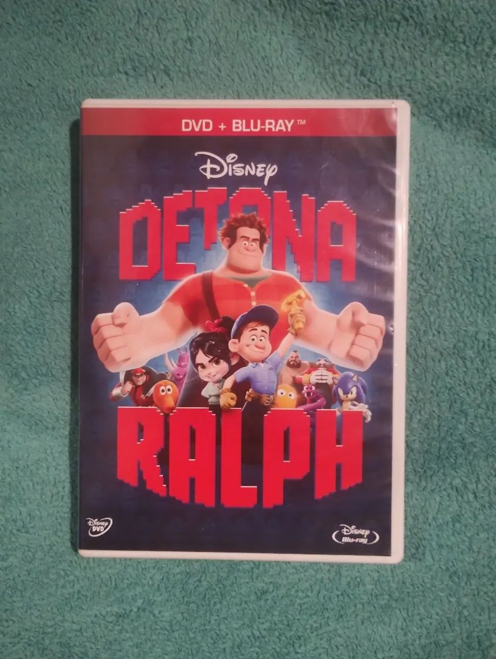 Detona Ralph - 2 em 1 - Blu Ray e DVD - Animação da Disney