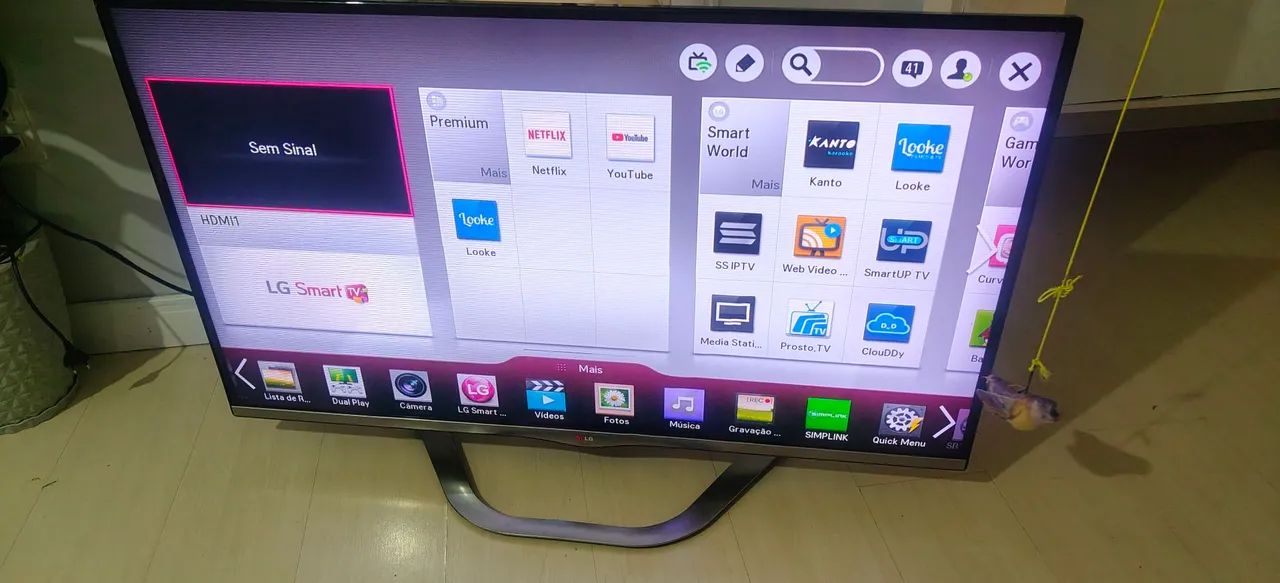 Tv smart LG 47 polegadas com YouTube e wi-fi ! Linda !!! . - Foto 3
