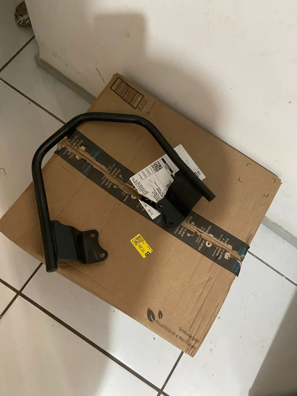 Suporte para Bagageiro (Bau)moto yamaha factor 150 - Foto 2