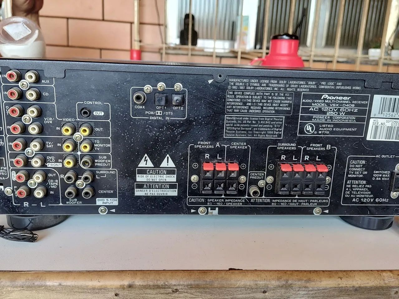 Radio receiver pioneer vsx - D 409 - Foto 2