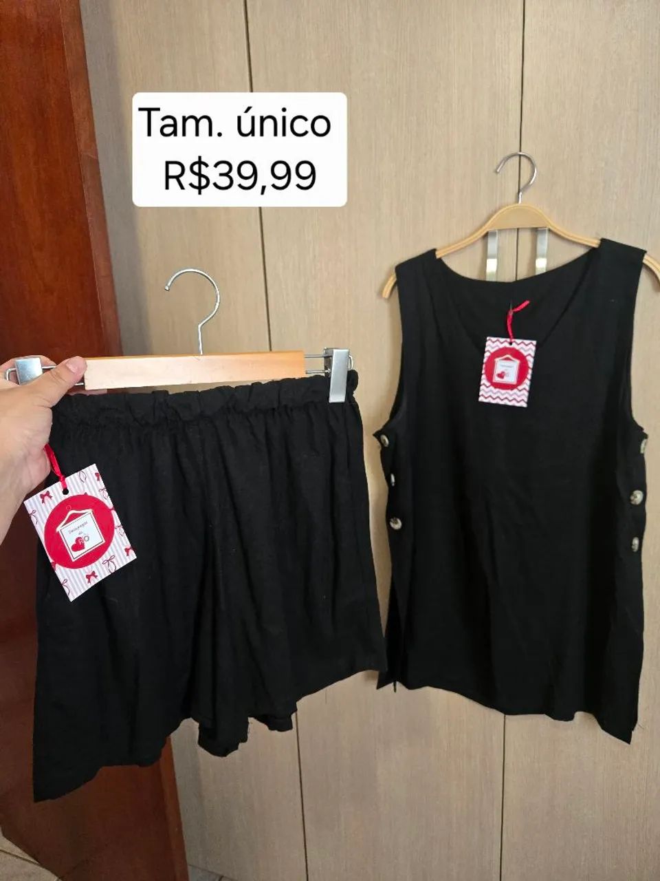 Conjunto  feminino tamanho unico