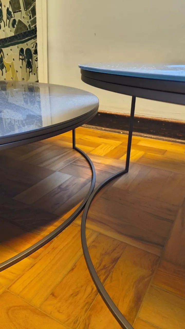 Conjunto de Mesas de Centro LIDER INTERIORES - Foto 3
