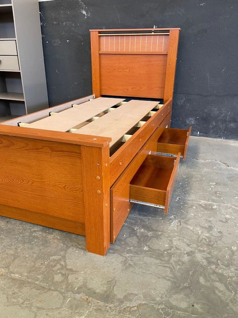 CAMA DE SOLTEIRO COM 2 GAVETAS ? LINDA E FUNCIONAL! - Foto 2