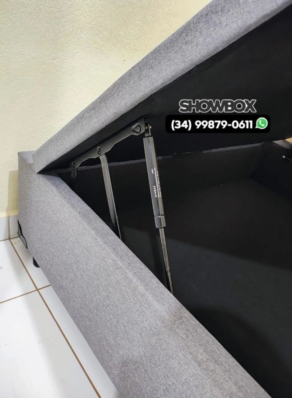 Box Baú Casal Blindado Novo com Entrega Grátis  - Foto 3