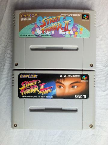 Cartucho fita snes Super Street Fighter 2, turbo 2