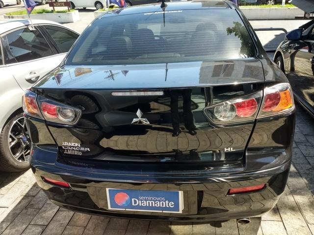 Mitsubishi Lancer HL * Automático * 2017 * Preto * Único Dono - Foto 7