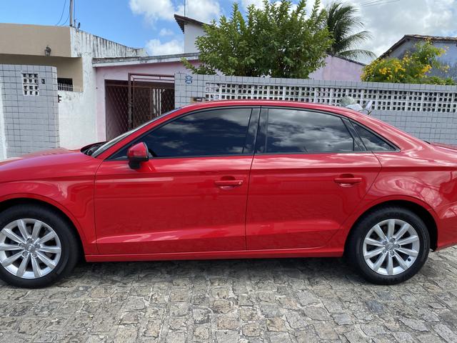 Audi A3 1.4 top de verdade super econômico VERMELHO FERRARI desconto de R$ 6.900 - Foto 13