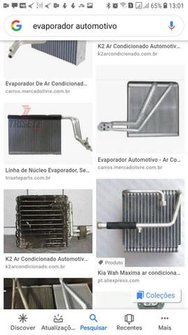 Evaporador automotivo todos