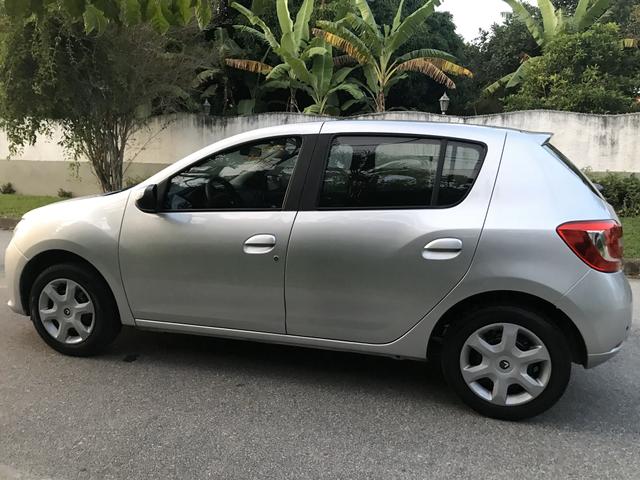 Sandero 1.6 - 2015 _ GNV _ UNICO DONO _ Completo - Foto 7
