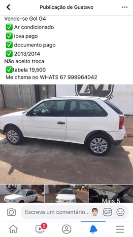 VENDE SE GOL G4