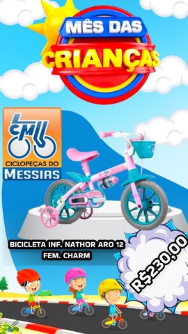 Bicicleta Nathor Aro 12 Feminina - Foto 4
