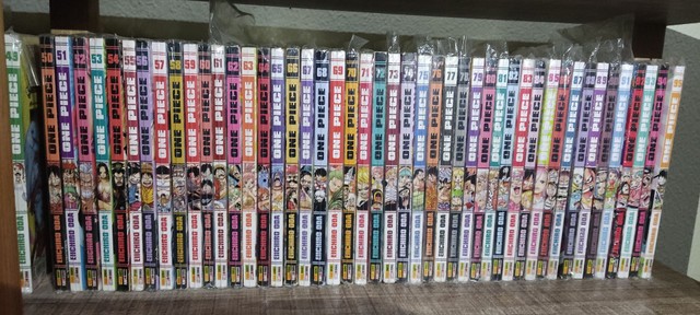 Mangás one piece 1 ao 95 + databooks 