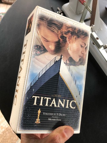 Filme Titanic fita VHS duplo Legendado