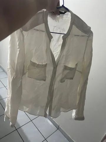 Camisa zara branca - Foto 2