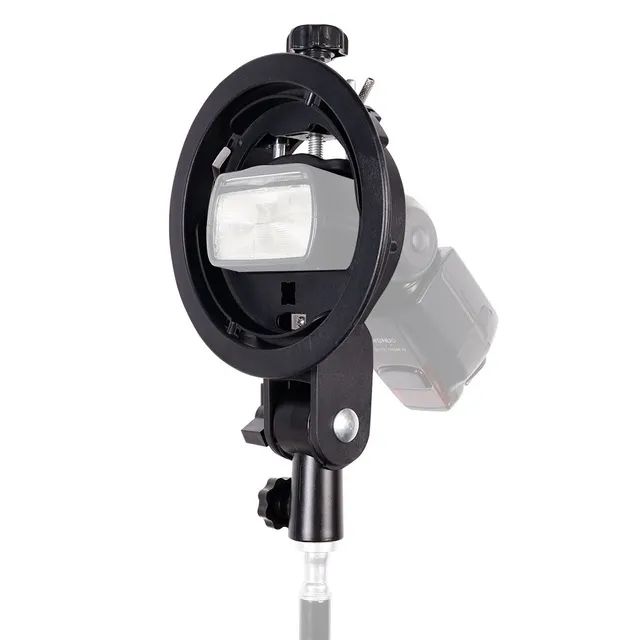 Suporte s Tipo Bowens para flash speedlight - novo  - Foto 3