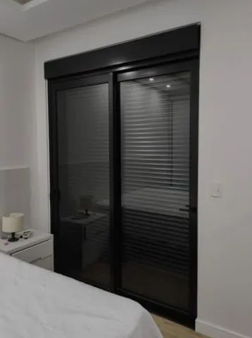 Porta balcão com persiana  linha gold - Foto 6