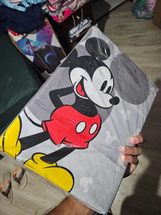 Jogo de Cama Solteiro Mickey Magic Moments Disney - Foto 2