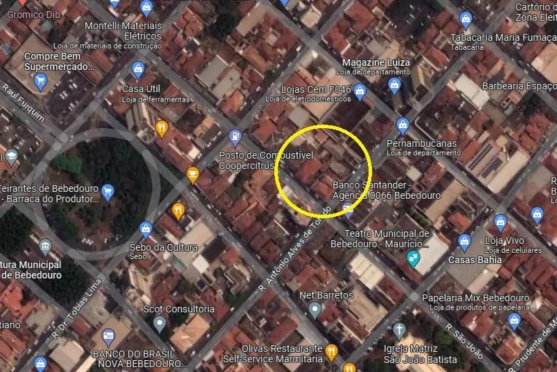 Area no centro de Bebedouro para investidores | Aqui na Rosa e Rangel  Consultoria e Asse